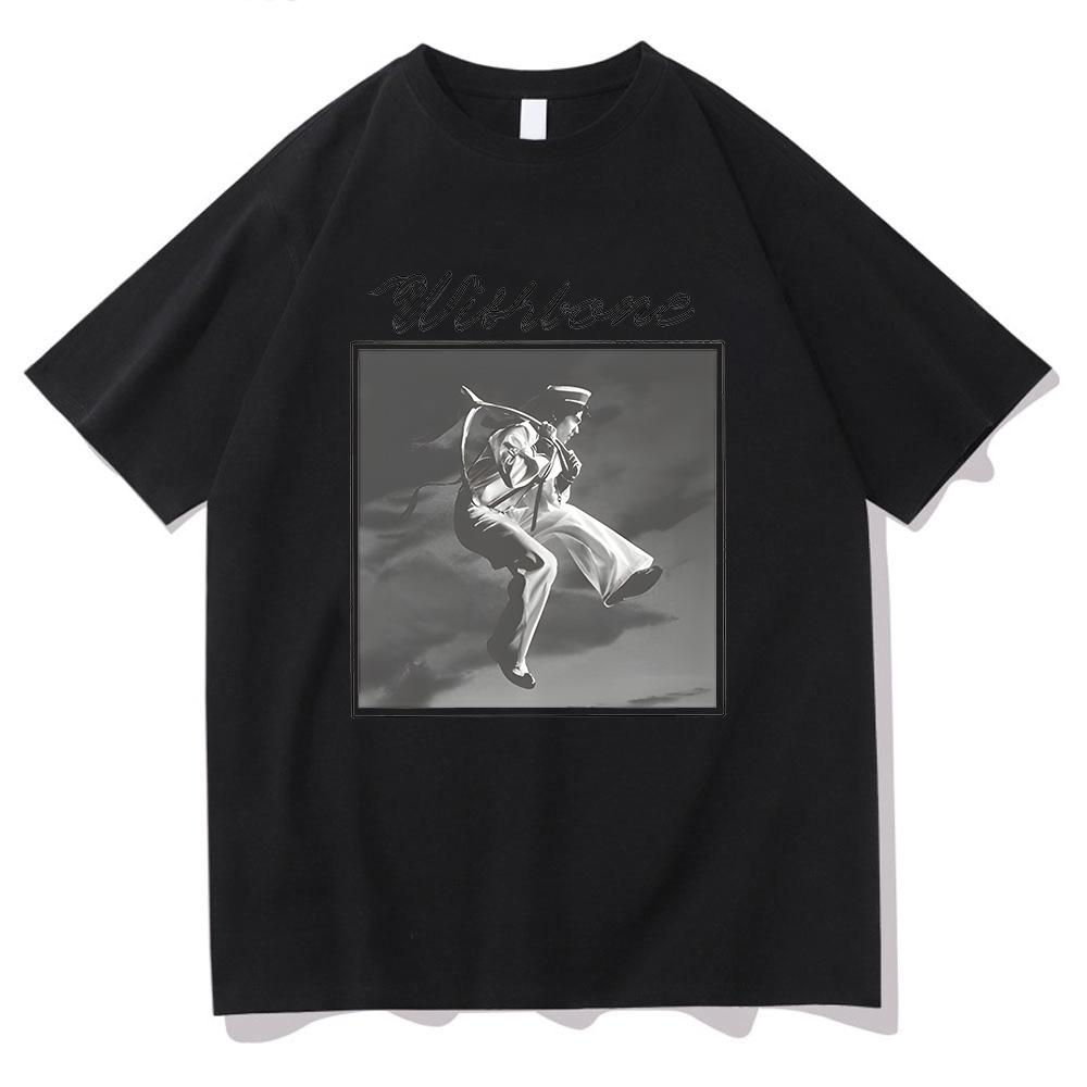 Конан Грей Wishbone Обложка альбома Футболка Мода Футболки из чистого хлопка Короткий рукав Лето Новинка Круглый вырез Y2K Топы Унисекс Одежда