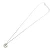 Altesse [L6091] - Collier Argent 'Trèfle' blanc