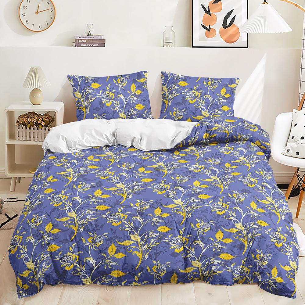 Кровать из трех частей с узором «корт» Бохо пододеяльник из двух частей спальня