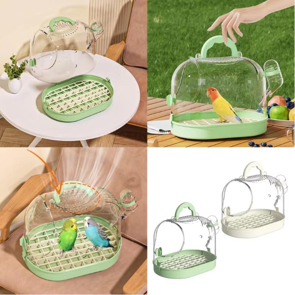 Breathable Bird Transport Cage Portable Parrots Carrying Case Lightweight Bird Carrier Go Out