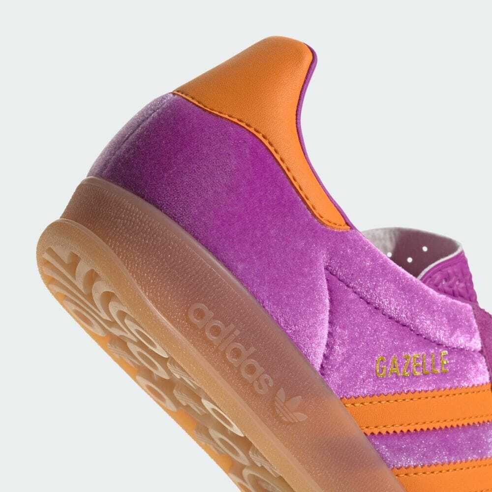 IH0277 adidas Originals Gazelle Indoor Пурпурный Взрыв Оранжевый Каучук (Женский)