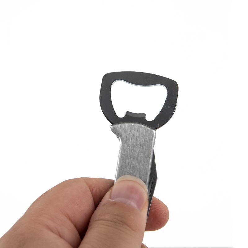 Portable Wine Beer Bottle Opener Keychain Stainles Steel Multifunctionial Opener