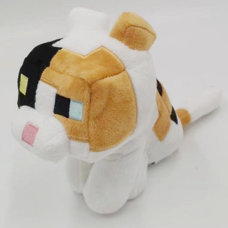 Minecraft Plush Toy Set: Iron Golem, Creeper, Zombie, Fox, Panda