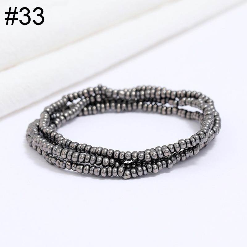 Women Fashion Waist Chain Rice Bead Waist Chain Beach Chain Body Jewelry Belly Chain