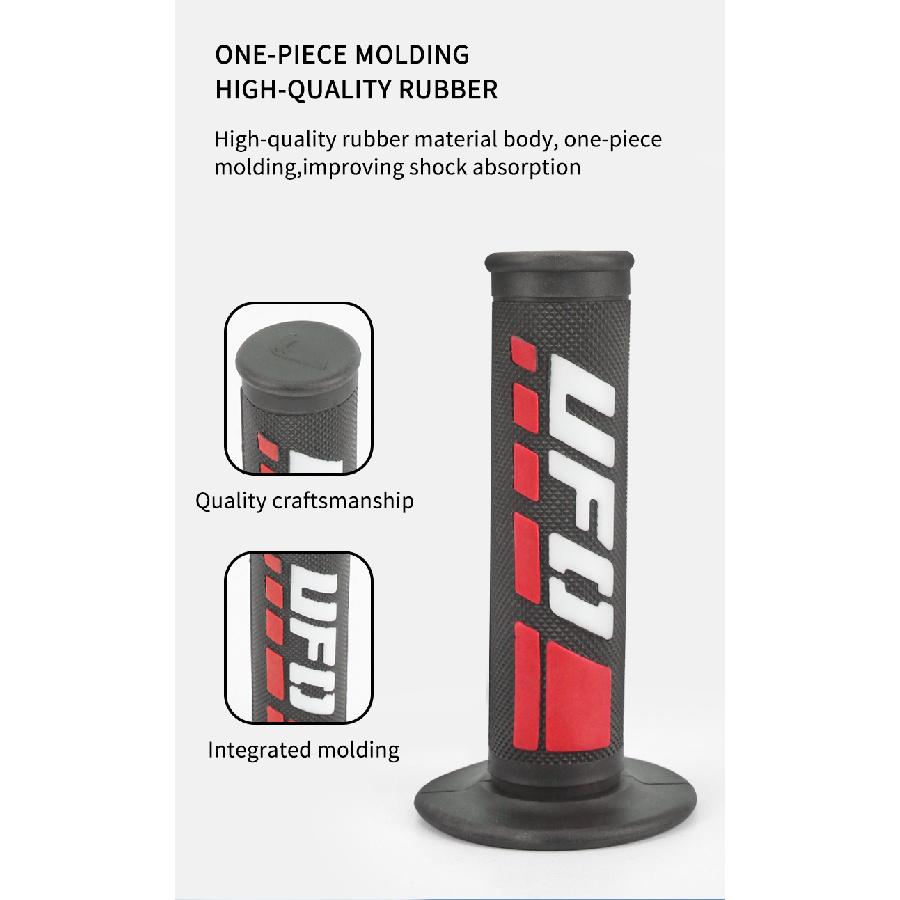 Motorcycle grip Dirt Bike Grips 7/8" Rubber Bike Handle Grip Handlebar Mx Pillow Top Throttle 22/24mm Bar Throttles 2