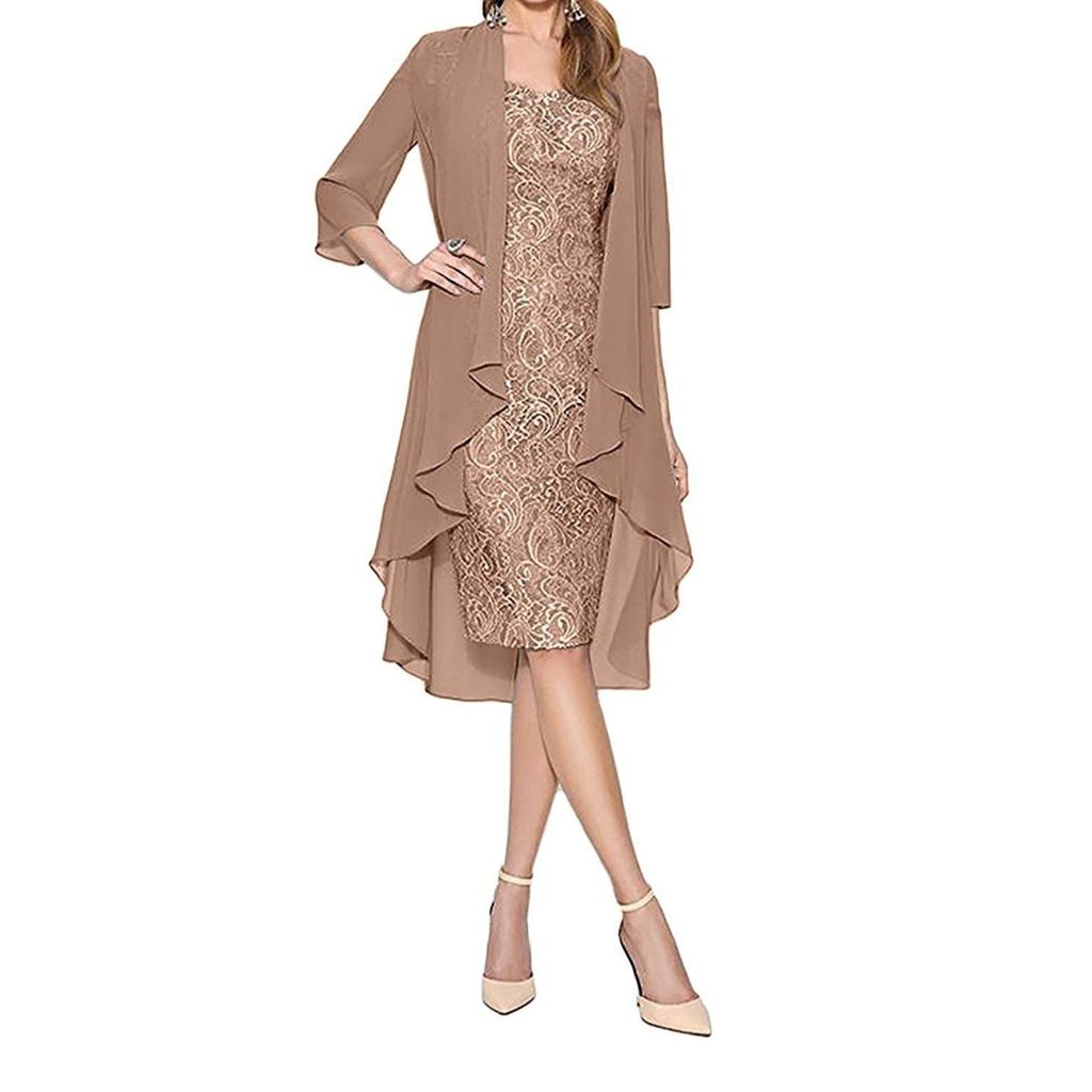 Женское сексуальное платье миди с V-образным вырезом и рукавами средней длины, однотонное, с оборками, кружевное платье большого размера