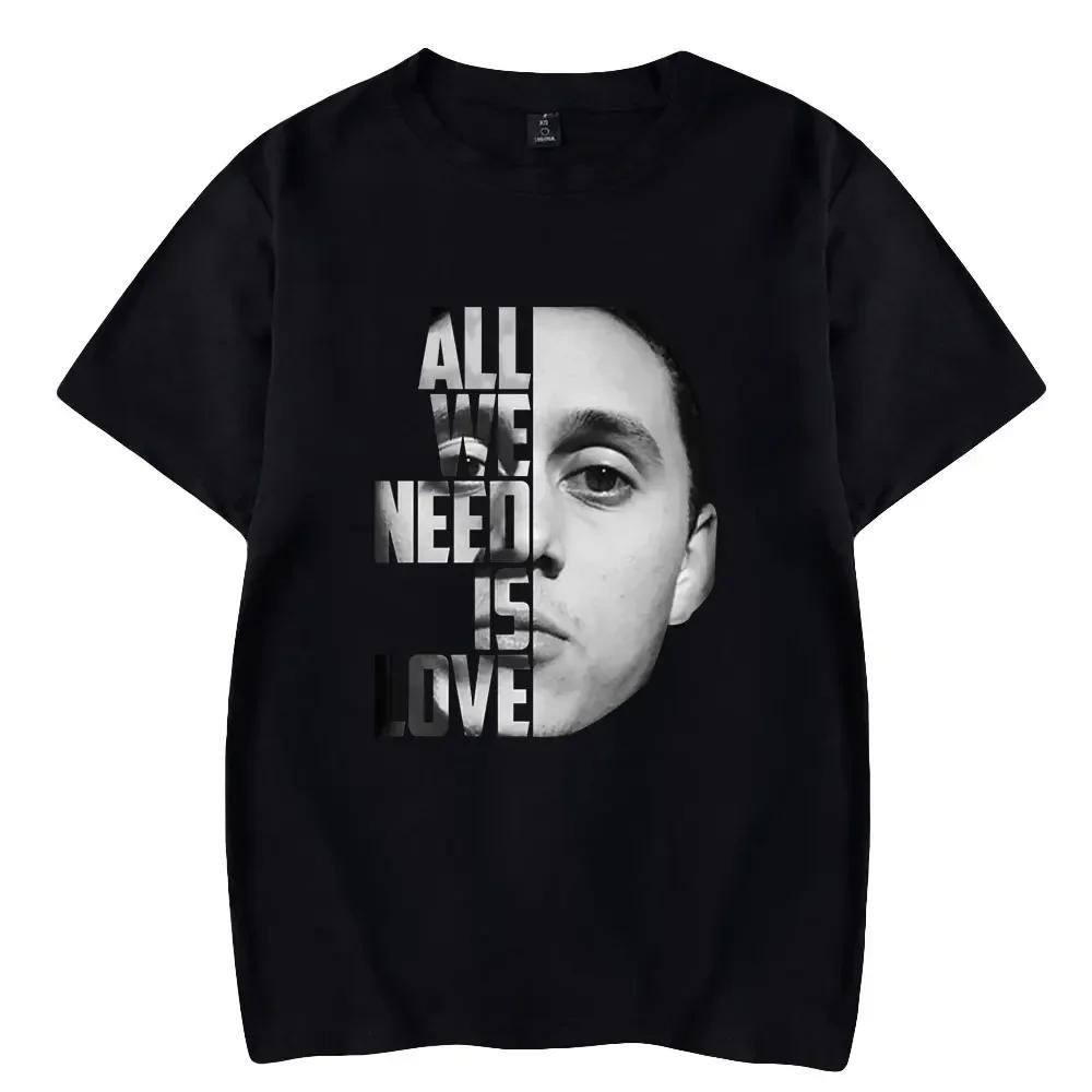 Мужская Женская Футболка Мода Canserbero Мерч Хип-Хоп Футболка Мужская Летняя Повседневная Мужская Футболка Хипстер Футболка Мужская Стритвир