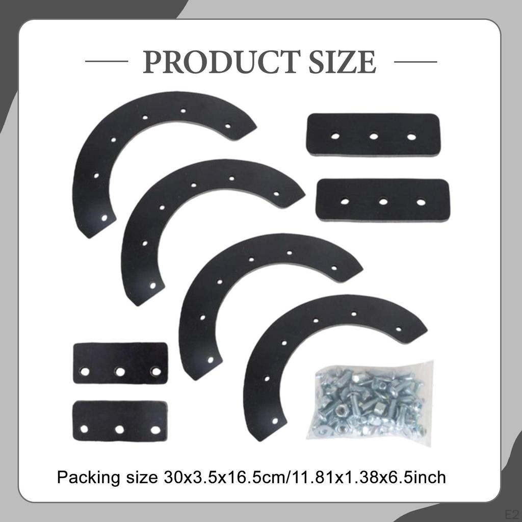 302565MA 327072MA Rubber Paddle Set Professional Lightweight Repair Parts Sturdy Portable Components