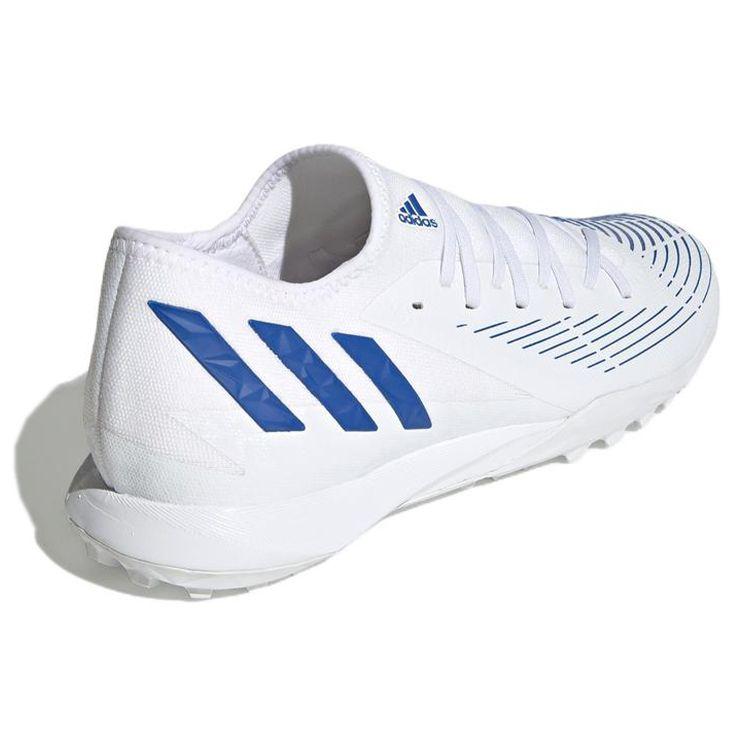 Adidas Predator Edge.3 Круглый носок на шнуровке TF (Резиновые шипы) Твердый грунт Искусственный газон Нескользящие Прочные Удобные Футбольные бутсы Мужские Футбольные бутсы GX2633