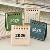 Mini Simple Paper Desk Calendar Creative Portable Spiral-Bound Calendar For Time Planning Notebook Desktop Ornament
