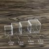 Square High Transparent Plastic Box Betta Breeding Box Mini Candy Packaging Box