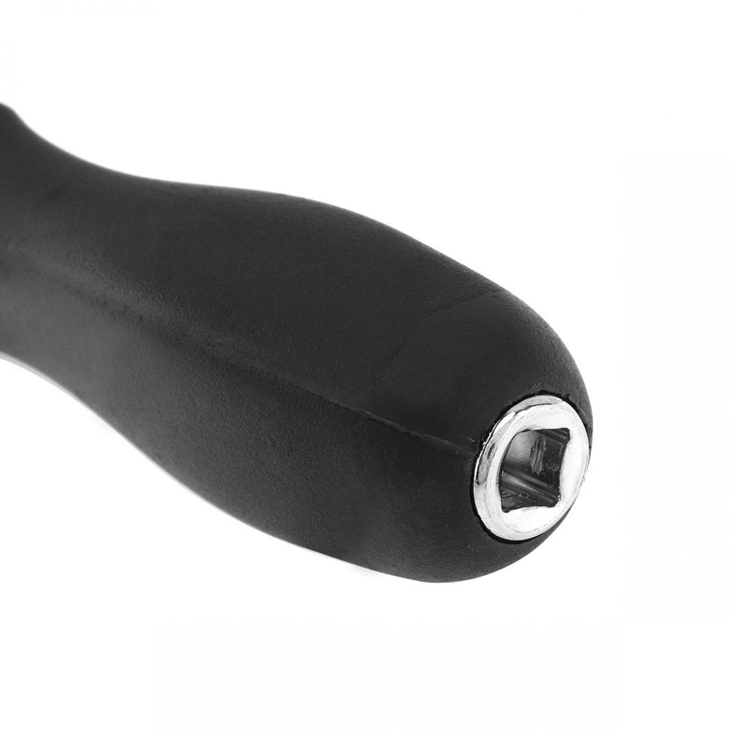 1/4 Inch 150MM Small Square Rod Dual-purpose Spinner Handle Auto Car Repair Tool Part Extension Bar with 6.3MM Tail Hole Handle