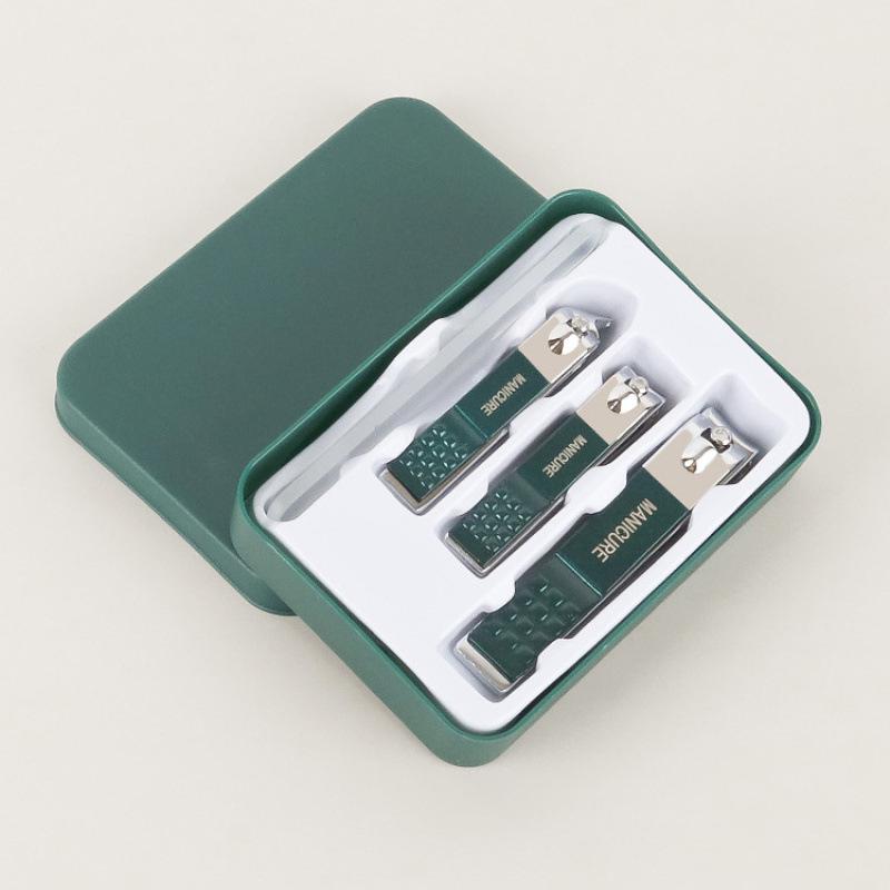 Premium 4-Piece Nail Clipper Set with File - Sharp Manicure & Pedicure Tools
