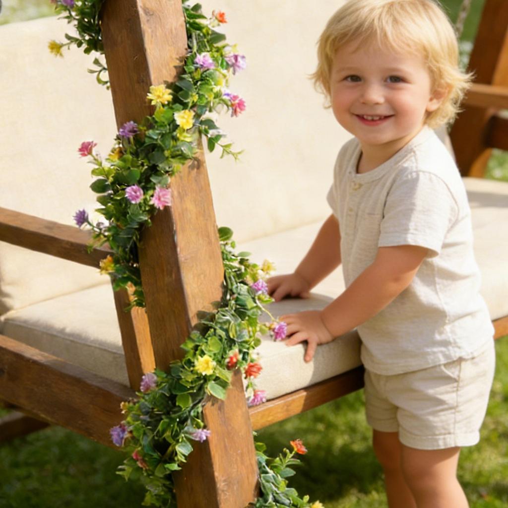 Имитация искусственных головок семян, гипсофила, ротанг, домашнее украшение из зеленых растений, настенная лоза для украшения