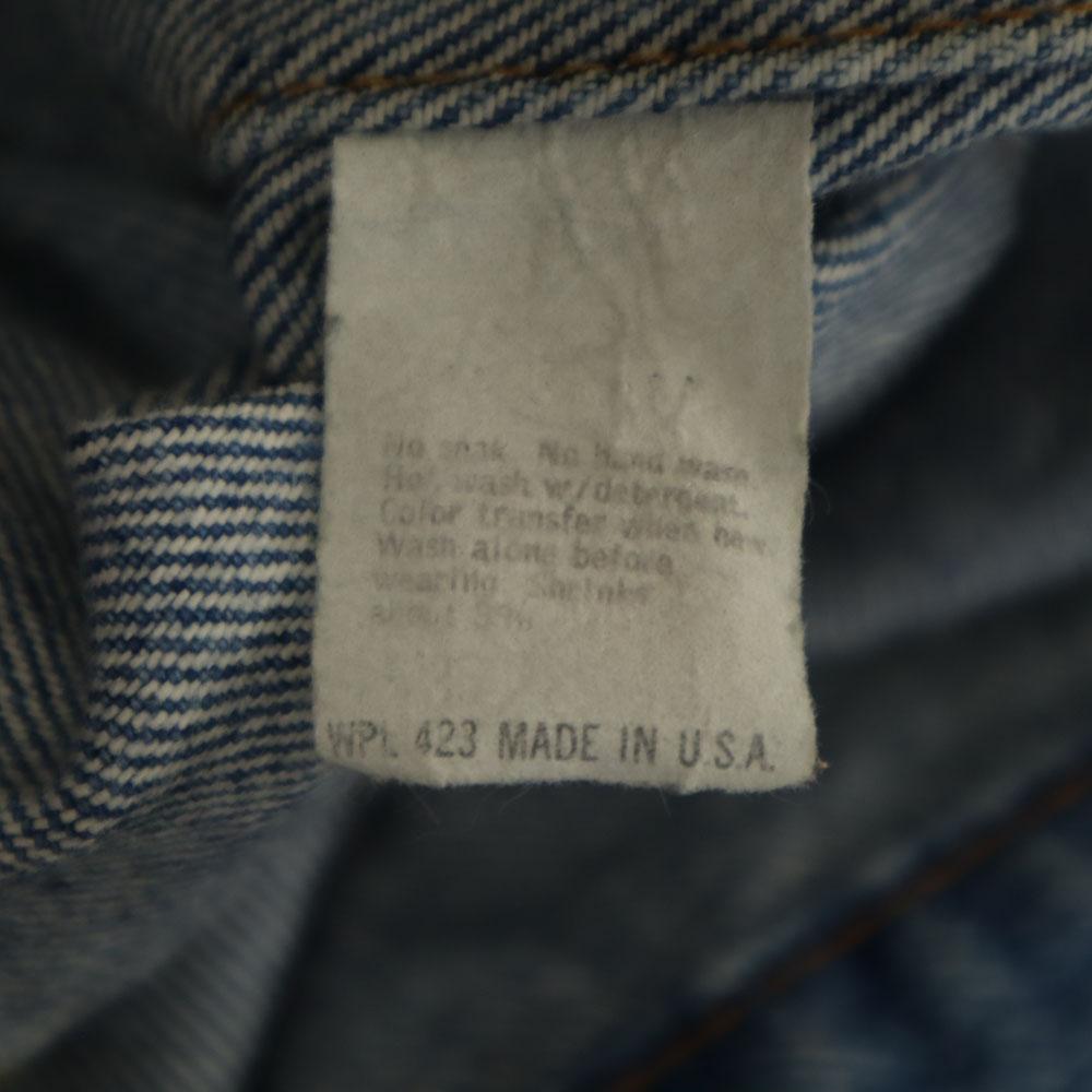 Levi's Джинсовая куртка-тракер 80-х 70505-0217, винтаж, сделано в США, мужская, б/у
