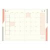 Midori Double Schedule Limited with 22381006 October Planner, 2026, B6, Monthly, Edition, Bookmark, Black, (Starts 2025)