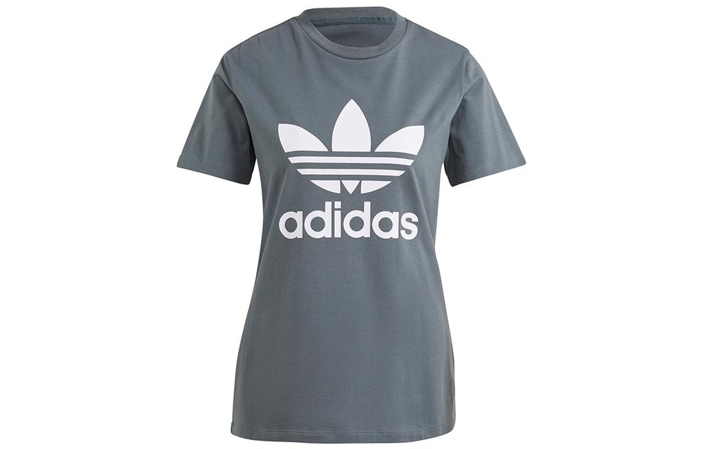 Adidas Originals Set in Sleeve T Shirt Women's Navy Blue GN2903