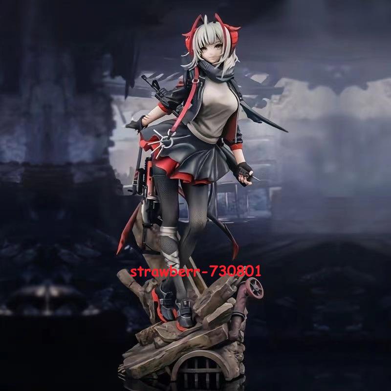 Anime Arknights W Character Action Figure PVC Model Statue Gifts 28cm Collection