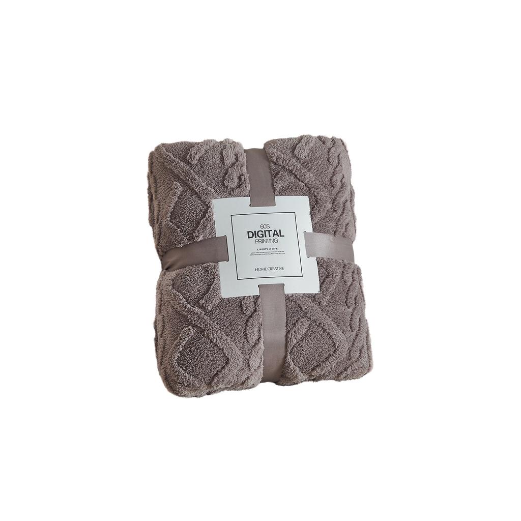 Taffeta  Solid Color Blanket Coral Velvet Flannel Blanket Thickened Cover Blanket Gift Blanket Home
