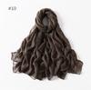 58 Colors Women Candy Color Voile Scarf Plain Solid Pashmina Female Warm Cotton Viscose Scarves Blanket Shawls And Wraps Bufanda