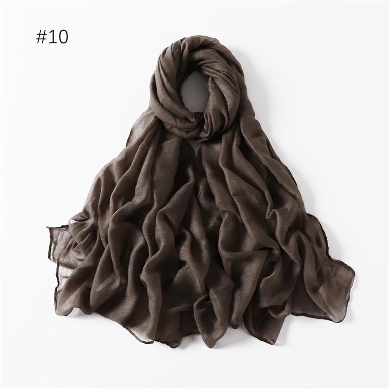 58 Colors Women Candy Color Voile Scarf Plain Solid Pashmina Female Warm Cotton Viscose Scarves Blanket Shawls And Wraps Bufanda
