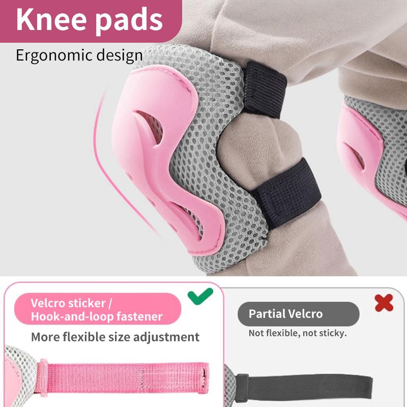 Детское защитное снаряжение шлем налокотники наколенники для девочек 3 4 5 6 7 8 9 10 11 12 лет мальчиков Подходит для катания на роликах и лыжах