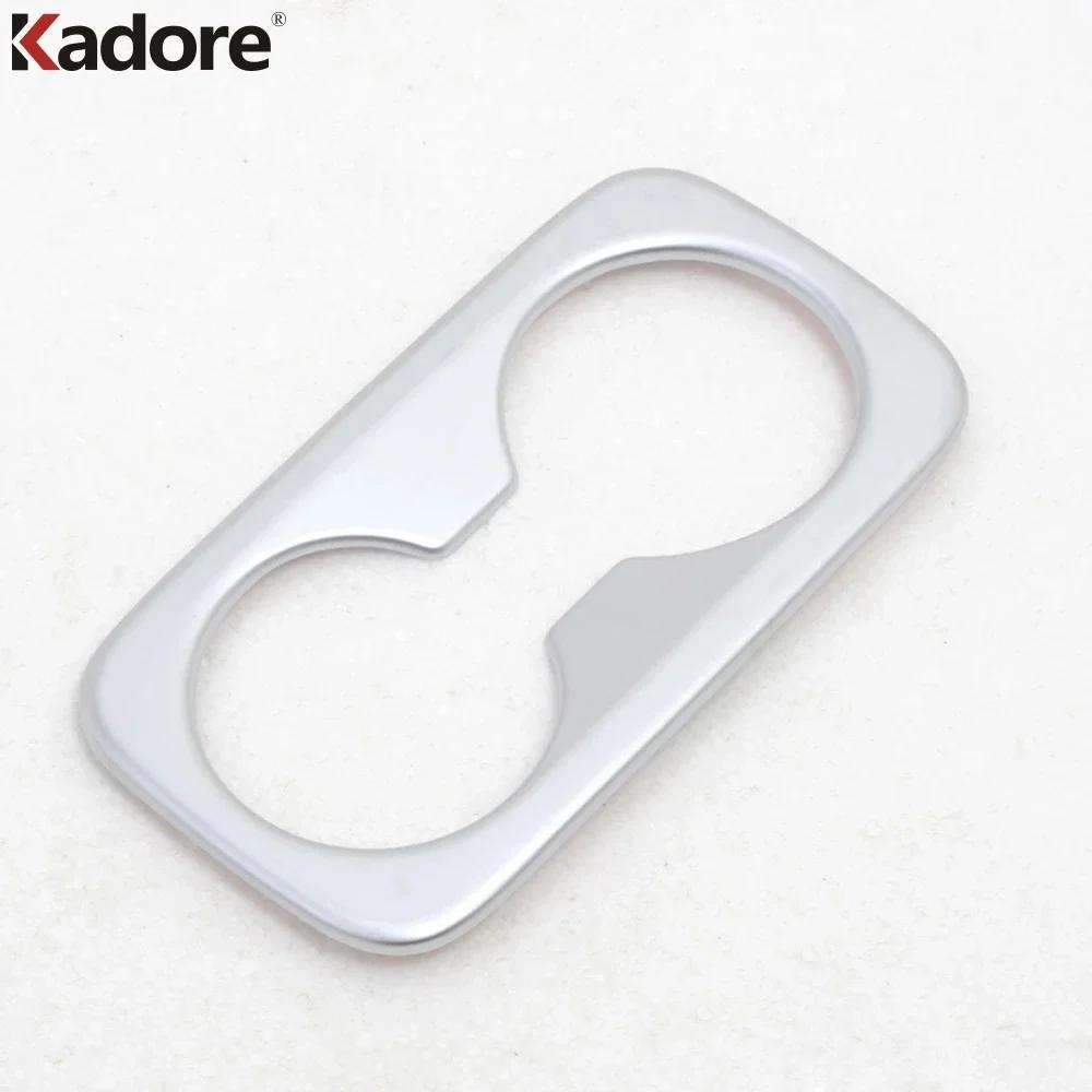 Car Rear Seat Water Cup Holder Frame Cover Trim For Hyundai Tucson 2015 2016 2017 2018 Matte Interior Accessories