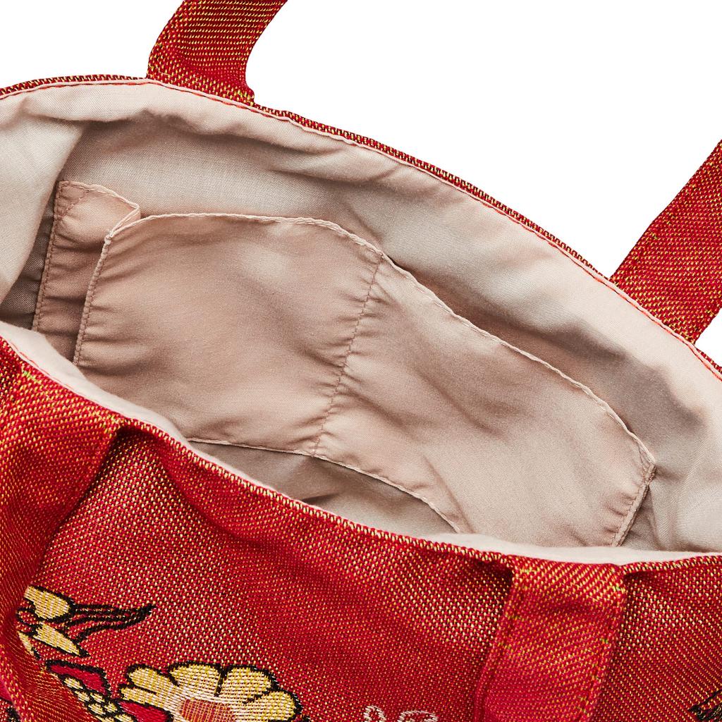 Marushin Tote Bag Moomin Little My Character Mini Tote Lunch Tote Lunch Bag Mini Bag Gobelin Weave With Flowers 0434108100