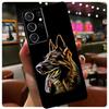 Мультяшный чехол для телефона с изображением немецкой овчарки для Samsung Galaxy S24 Ultra S20 S21 S22 S23 S25 Ultra S9 S10 Plus S25 FE
