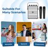 W WINBRIDGE S99 Portable Speaker with Handheld Microphone for Simultaneous High PA System with and MicroSD Ideal for School and More Two-Person Use,
