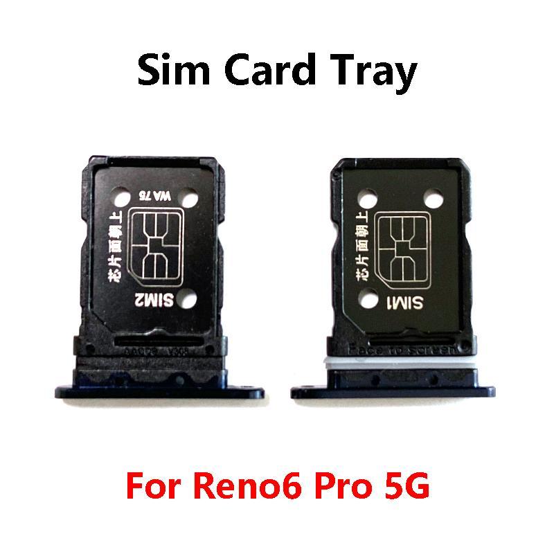 Для Oppo Reno 6 Reno6 Pro Plus 5G Лоток для SIM-карты Слот Держатель Адаптер Разъем Запчасти для ремонта