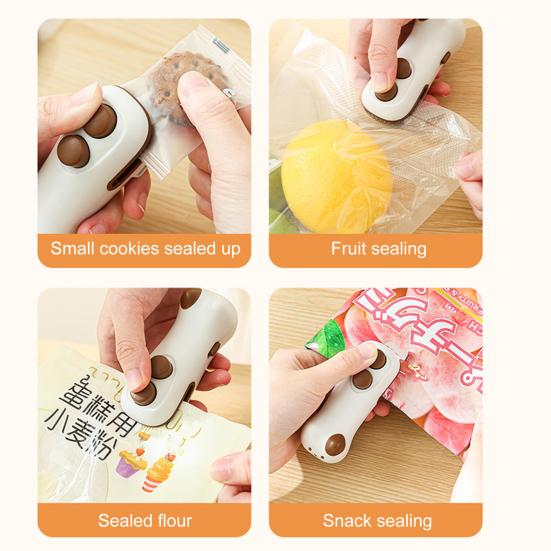 Sealing Machine with Magnetic Suction Base USB Charging Portable Design Sealing Device Handheld Sealer