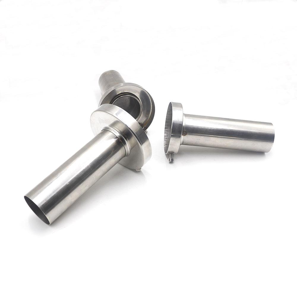 Universal unadjustable 85mm 3.5" /98mm 4'' /110mm 4.5'' Car Stainless Chrome Exhaust Muffler