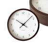 KATOMOKU Muku Clock 7 коричневые настенные часы с непрерывной секундной стрелкой радио km-60BRRCS 306 мм (Часы СКП)