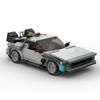 Compatible With Building Blocks MOC Small Particle Set Racing Car 58776 Back To The Future Time Machine Racing