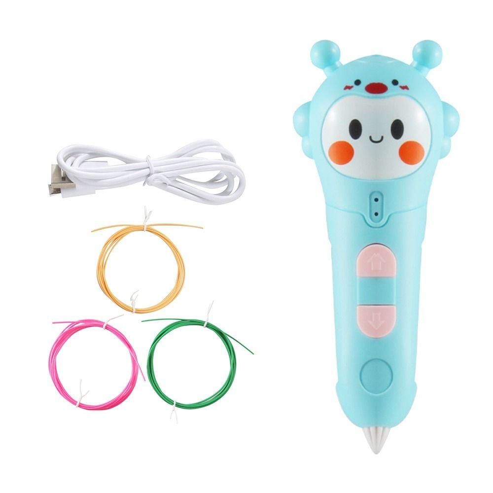 Безопасная низкотемпературная ручка-принтер для граффити и рисования для детей/взрослых, 3D-ручка для рисования, 3D-карандаши, игрушки для рисования своими руками, арт-крафт, принтер