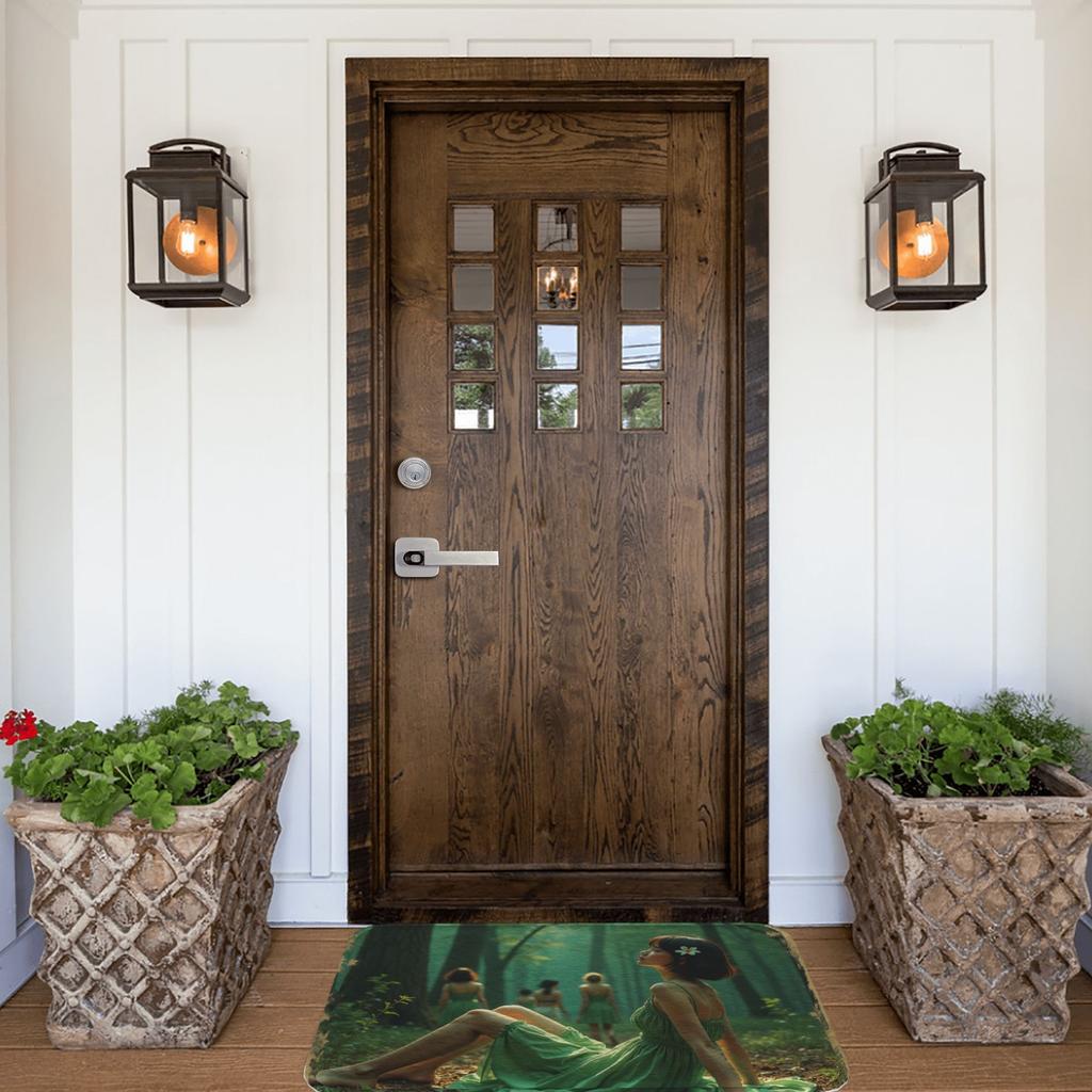 1 шт. Силуэты леса Кухонный коврик Нескользящий придверный коврик Поп-дизайн Коврик для ванной Коврик для ванной Ковер для дома Раковина Прачечная Декорери