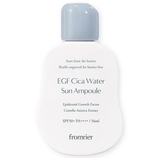 FROMRIER Веганская ампула с EGF и Центеллой для защиты от солнца SPF50+ Увлажняющая успокаивающая сыворотка для защиты от солнца 56 мл
