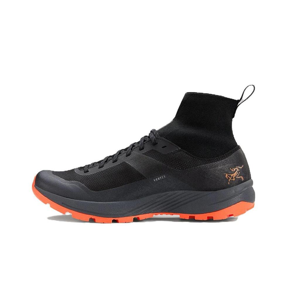 Arcteryx Vertex Удобные Амортизирующие Нескользящие Износостойкие Высокие Кроссовки для Трейлраннинга Унисекс Черный L08378200
