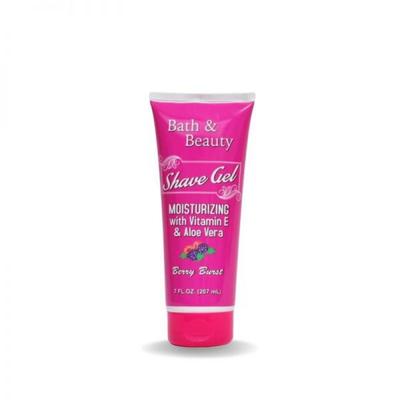 Крем для бритья Babilo Крем для бритья Пена для бритья для женщин Алоэ Вера Витамин Е 7 унций 24-часовое увлажнение Малиновый аромат Para, 7 унций