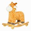 Rocking Animal Giraffe with Sound Effect, Wheels, Grip Handles, Plush Baby Rocking Toy, Rocker, Rocking Seat for Toddlers 3-6 Months