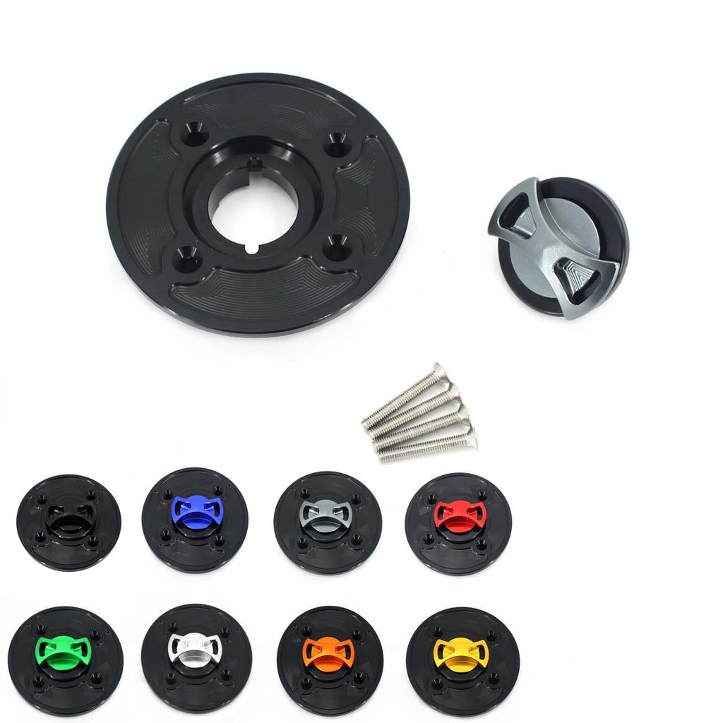 Quick-Lock Fuel Tank Cap for Kawasaki Z400/ Ninja 400/ Z650/ Z900