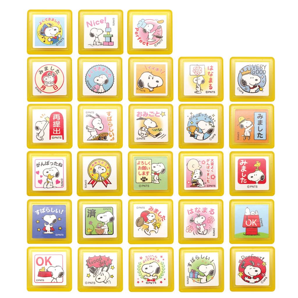 Face Snoopy Penetration Stamp J Hanamaru Children's 2208-149