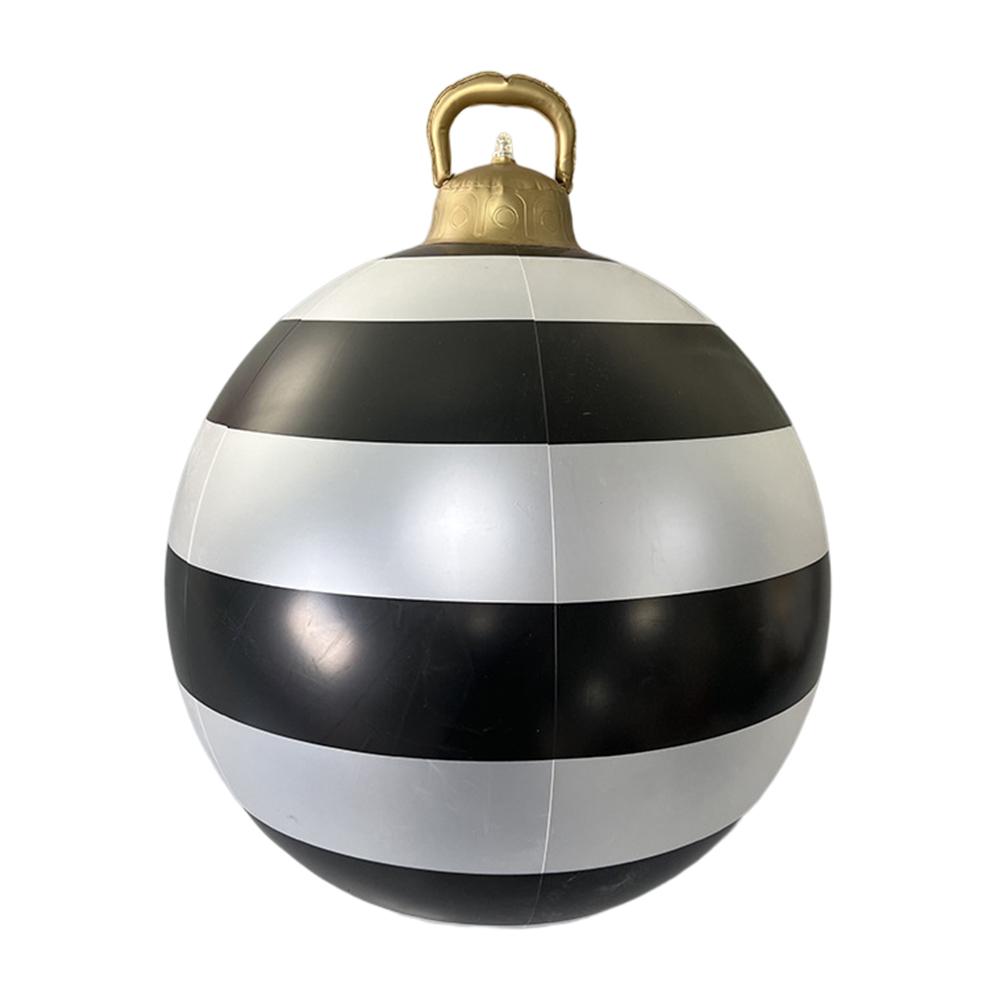 60 см Рождественский надувной шар Рождественская елка Декоративный шар ПВХ Гигантские Большие Шары Игрушка Новогодняя вечеринка Украшения для двора 2025