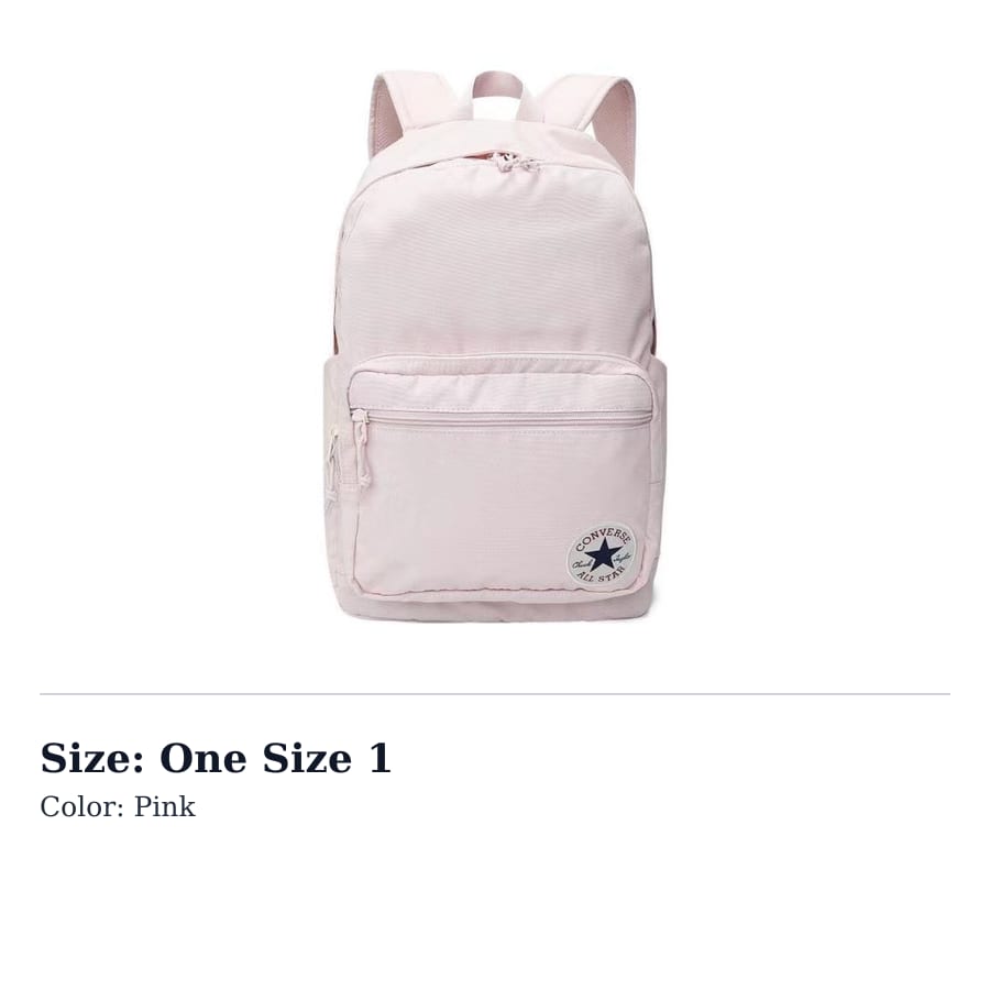 Converse Go 2 Backpack Light Pink 10020533-A26