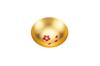 Nakatani Brothers Company "Yamanaka Lacquerware" Gold Sake Cup, Four Seasons, Sakura (Spring), 37-4903