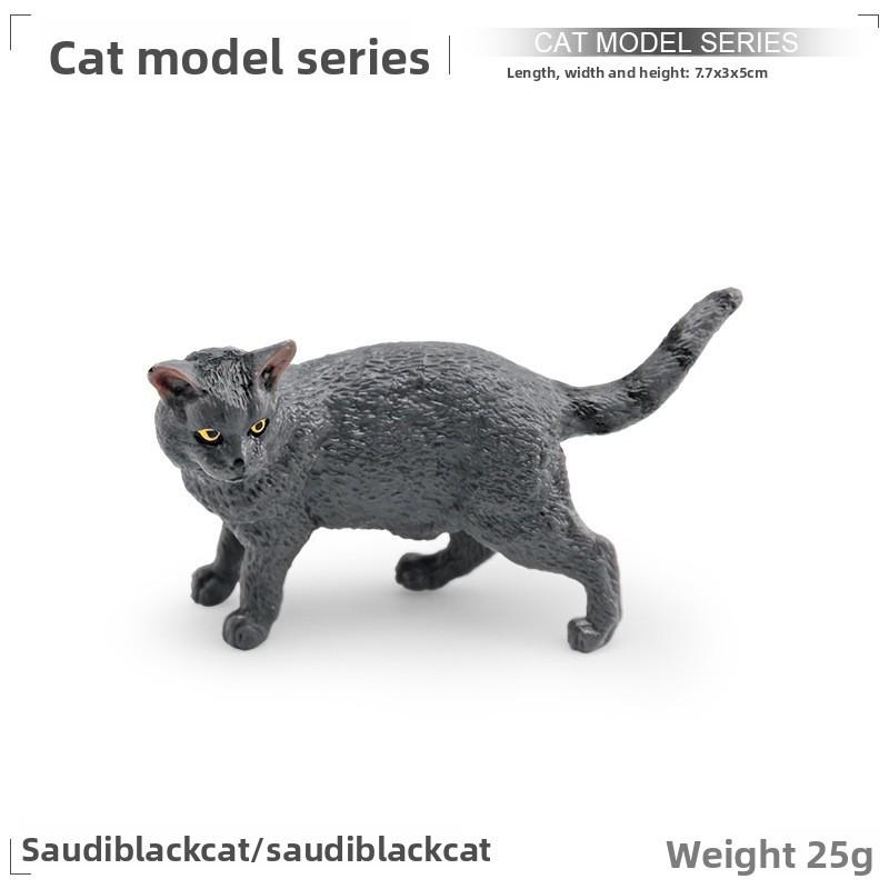 Calico Ragdoll Cat Cat Figure Model For Kids Learning Toy And Decorative Display