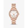 Часы Michael Kors Sage Pavé с покрытием цвета розового золота MK4806