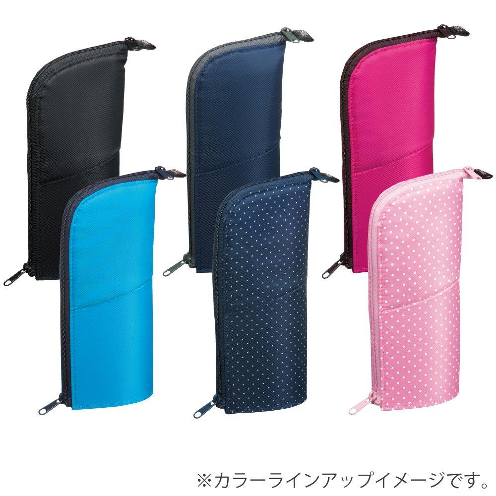 KOKUYO Ручка-карандаш Ручка Точка Розовый x Корпус и Чехол, Чехол, Держатель, Neocritz, Розовый, F-VBF180-5, Размер В195xШ85xГ50мм/Материалы/Внешний Внутренний Полиэстер,