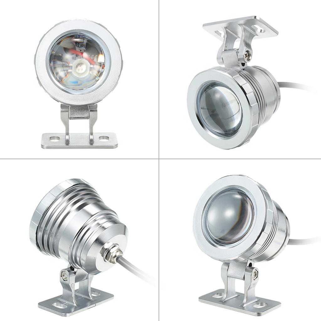 AC85-265V 10W RGB светодиодный подводный светильник с дистанционным управлением, 16 цветов, меняющийся
